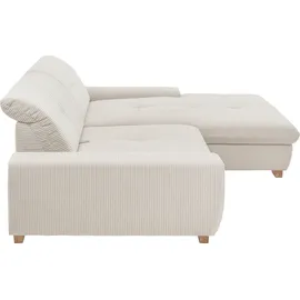 Set One by Musterring Ecksofa SO 1200 Cord Cream