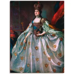Artland Wandbild »Krönungsporträt der Katharina II.«, Menschen, (1 St.), als Leinwandbild, Poster in verschied. Größen Artland Farbe Bild(er): weiß