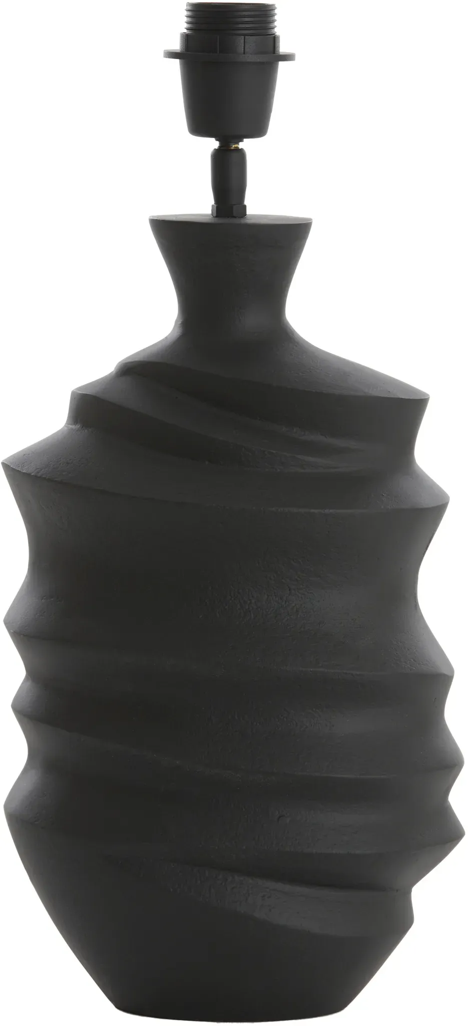 Lampenfuss SHARON (LBH 21x14x41 cm) - schwarz