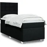 vidaXL Boxspringbett 180 x 200 cm Schwarz