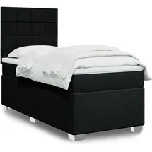 vidaXL Boxspringbett 180 x 200 cm Schwarz