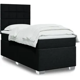 vidaXL Boxspringbett 180 x 200 cm Schwarz