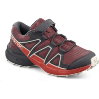 Salomon Speedcross Bungee Kinder Trailrunning-Schuhe, Rot (Red Dahlia/Cherry Tomato/Vanilla Ice), 27 EU