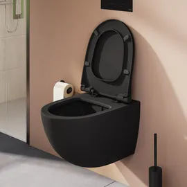 Vitra Sento WC-Sitz schwarz matt