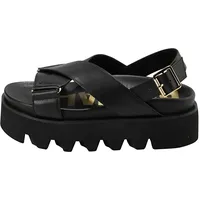 Buffalo Damen Perry Romy Sandale, Black, 40 EU - 40 EU