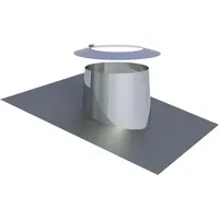 OEG Dachdurchführung Ø 130 mm Metall 0,13 m Silber