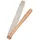 Relaxdays Kleiner Baseballschläger Holz mit Beutel Beige,Hellbraun
