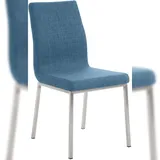 CLP Esszimmerstuhl Colmar Stoff blau