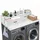 Vevor Arbeitsplatte für Waschmaschine & Trockner, 137 x 69,9 cm, 113 kg Belastbar, Weiß