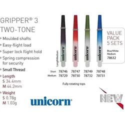 Unicorn Gripper 3 TWO-TONE Shaft M / Rot bunt NO SIZE