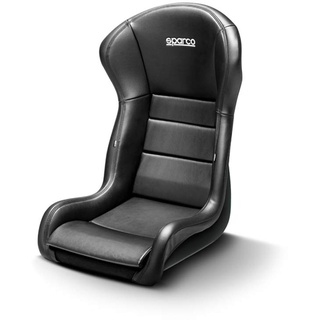 Sparco Sportsitz Stradale (Retro) Schwarz Kunstleder (Feste Rückenlehne)