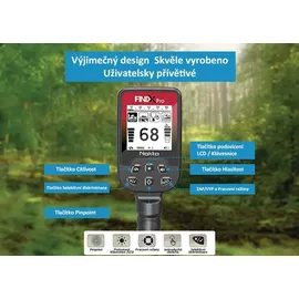 Nokta Metalldetektor FINDX PRO wasserdicht mit 28cm Suchspule