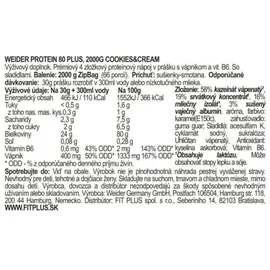 Weider Protein 80 Plus Schokolade Pulver 2000 g