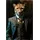 Kare Glasbild, Mister Leo 40x30cm