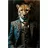 Kare Glasbild, Mister Leo 40x30cm