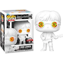 Funko John Lennon 246 Special Edition - Funko Pop! - Vinyl Figur 12 cm - Weiß/Mehrfarbig