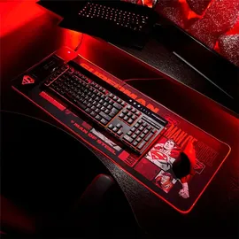 Numskull Games Superman XL RGB Gaming-Mauspad Rot/Schwarz