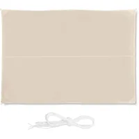 Relaxdays Sonnensegel rechteckig beige 3,0 x 4,0 m