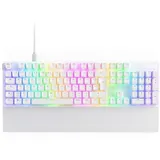 NZXT Function 2-2024 Optische Vollformat Gamingtastatur | RGB beleuchtet | 8K-Abfragerate | Lineare Opt. Switches | Einstellbare Auslösung | Hot-Swap | Gaming Keyboard| Weiß - UK (QWERTY)