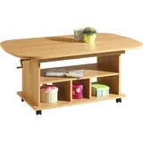 Couchtisch Babsi II Buche | Funktion höhenverstellbar (B/T/H 107x67x50-60) - Braun