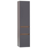 Xora Hochschrank Grau, - 40x180x35 cm,