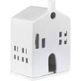 räder Teelichthalter Lichthaus Porzellan Weiß