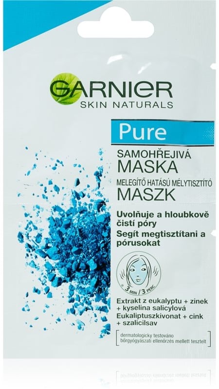 Garnier Pure Gesichtsmaske für problematische Haut, Akne 2x6 ml