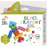 haku yoka Wachsmalkreiden-Set 9 St. kräftige Farben