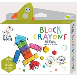 haku yoka Wachsmalkreiden-Set 9 St. kräftige Farben