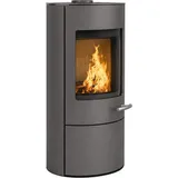 Haas + Sohn Kaminofen SOLIDO MOONLIGHT, Exklusiv, Lieferung bis ins Wohnzimmer, 6,4 kW, Zeitbrand, NEU in der Farbe Moonlight grau grau