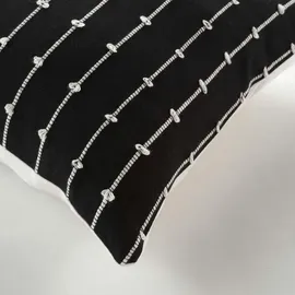 Douceur d'intérieur Zierkissen 45 x 45 cm Schwarz