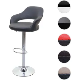MCW Barhocker F16 45 x 45 x 100 cm Grau/Schwarz