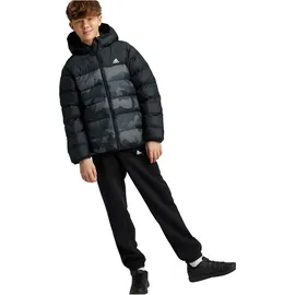 Adidas Synthetic Down Allover Print Jacke - Black / Grey six 176