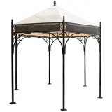 MBM Romeo Pavillon Romantic 3x3 m - Schwarz