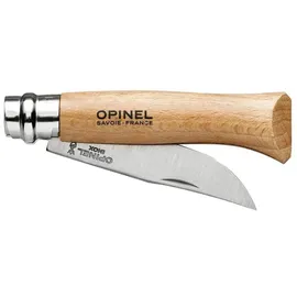 Opinel No. 8 Buchenholz Taschenmesser Heft-L.110mm Klingen-L.85mm L.geöffn