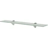 vidaXL Wand Regal Glasregal Glasboden Glasablage Badregal Mattiert 60x10 cm 8 mm
