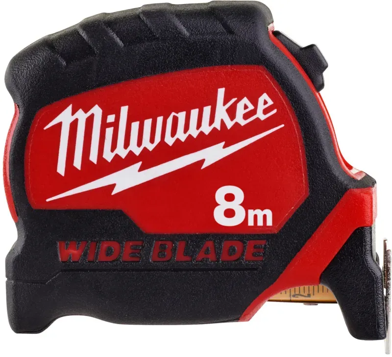 Milwaukee Premium-Bandmaß breit 8 m, 33 mm breit 4932471816