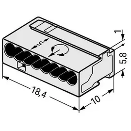 WAGO GmbH & Co. KG Verb.dosenklemme 243-308