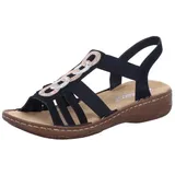 Rieker Sandalette Schwarz | Gr.: 37