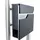 BITUXX Design Standbriefkasten 16770 Graphit inkl. Zeitungsfach