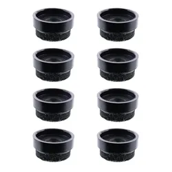 WAGNER QuickClick® Filzgleiter robust NATURAL - 8er-Set Ersatzgleiter Ø 17 mm - für Basis Ø 17 mm - DE Ware - 15810400
