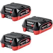 Metabo Akku Set 3x LiHD Akkupack 12 V 4,0 Ah