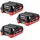 Metabo Akku Set 3x LiHD Akkupack 12 V 4,0 Ah