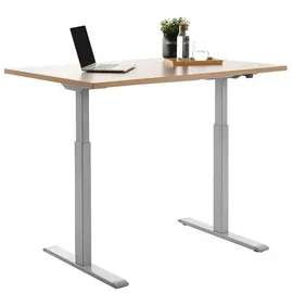 TOPSTAR Schreibtisch E-Table Buche / Grau