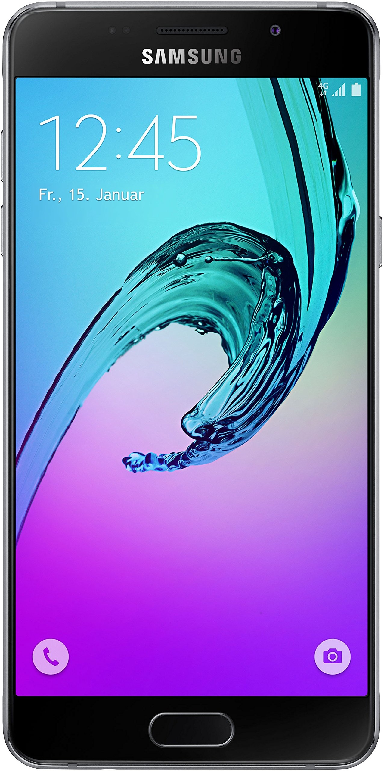 Samsung Galaxy A5 (2016) Smartphone (5,2 Zoll (13,22 cm) Touch-Display, 16 GB Speicher, Android 5.1) schwarz