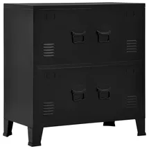 vidaXL Lagerschrank 75 x 40 x 80 cm Schwarz