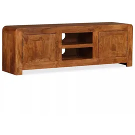 vidaXL TV Schrank Lowboard 120x30x40 cm Braun Massivholz