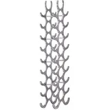 Möbel Boss Weinregal 31 x 14 x 98 cm Silber