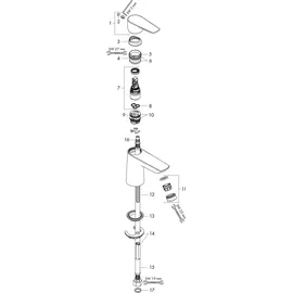 Hansgrohe Talis E 80 Standventil chrom 71706000