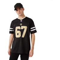New Era New Orleans Saints T-Shirt/Tee - NFL Logo Oversized Tee - Black - L